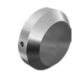 50mm Diameter flat cap (cap only) SS316